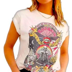 LAST- Boho Dreamland & Swallows Skeleton Tee
